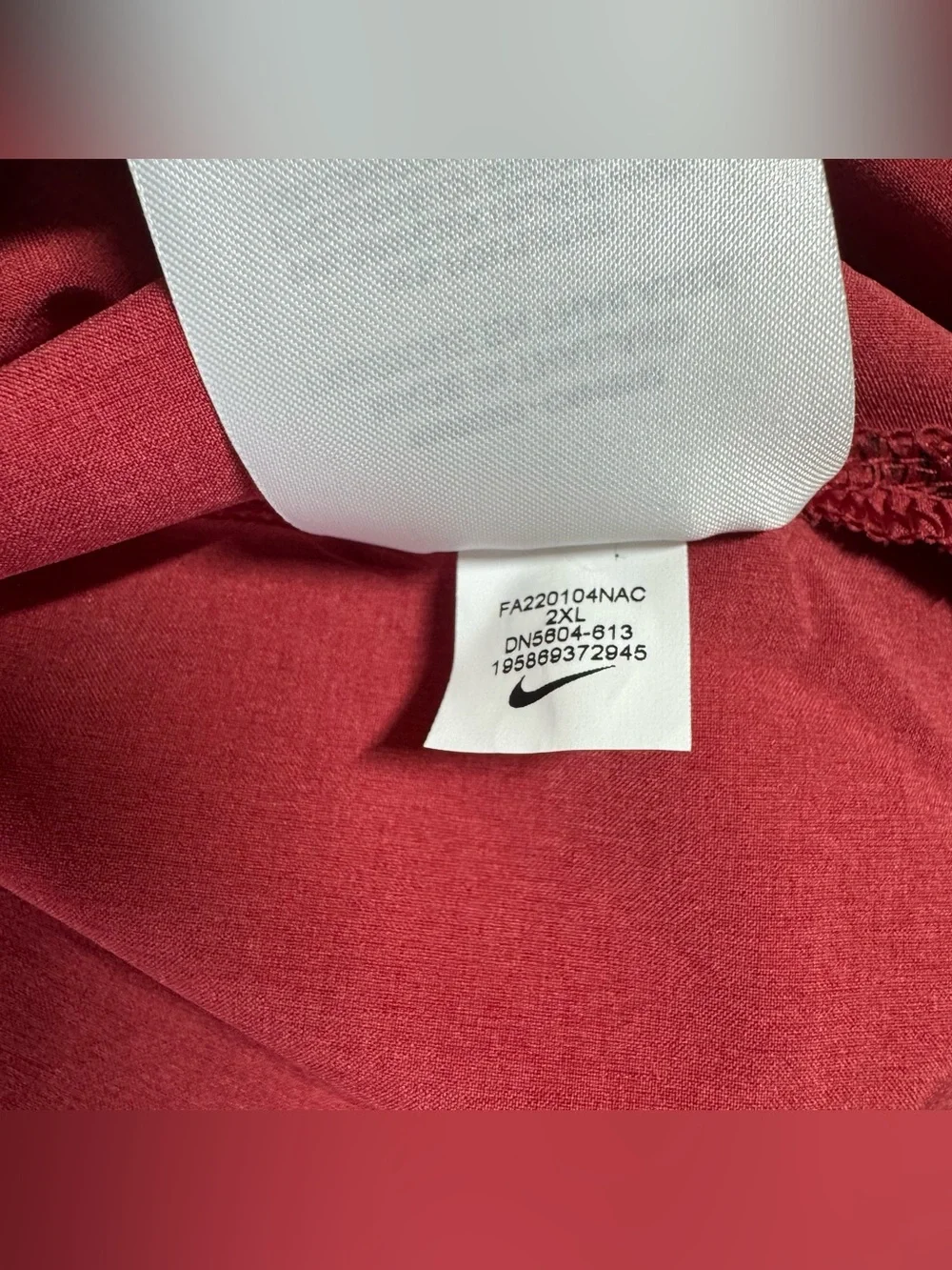 NCAA University Of Alabama Roll Tide Nike Dri-Fit On Field Polo Shirt Men 2XL